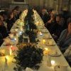 Le repas du 17 septembre dans l'église