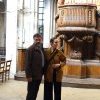 Maxim Kantor et sa femme à Saint-Merry. 07-04-17